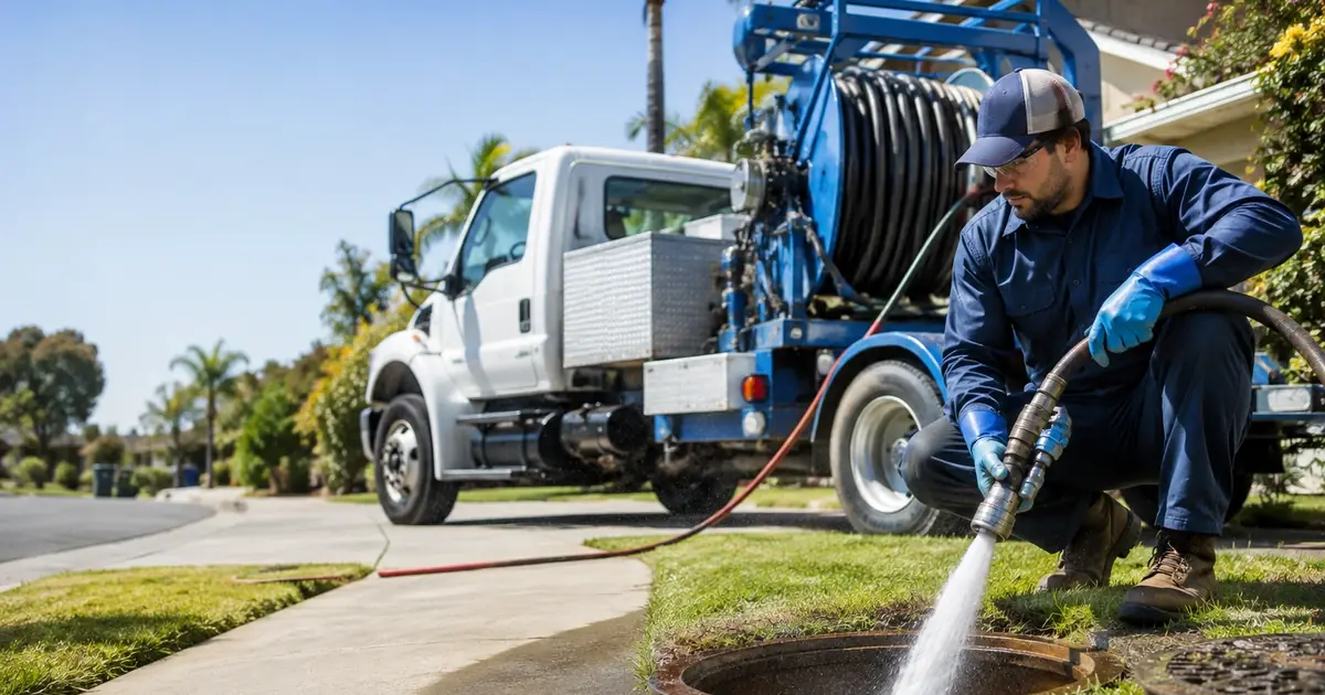 Hydro jet sewer cleaning Victorville