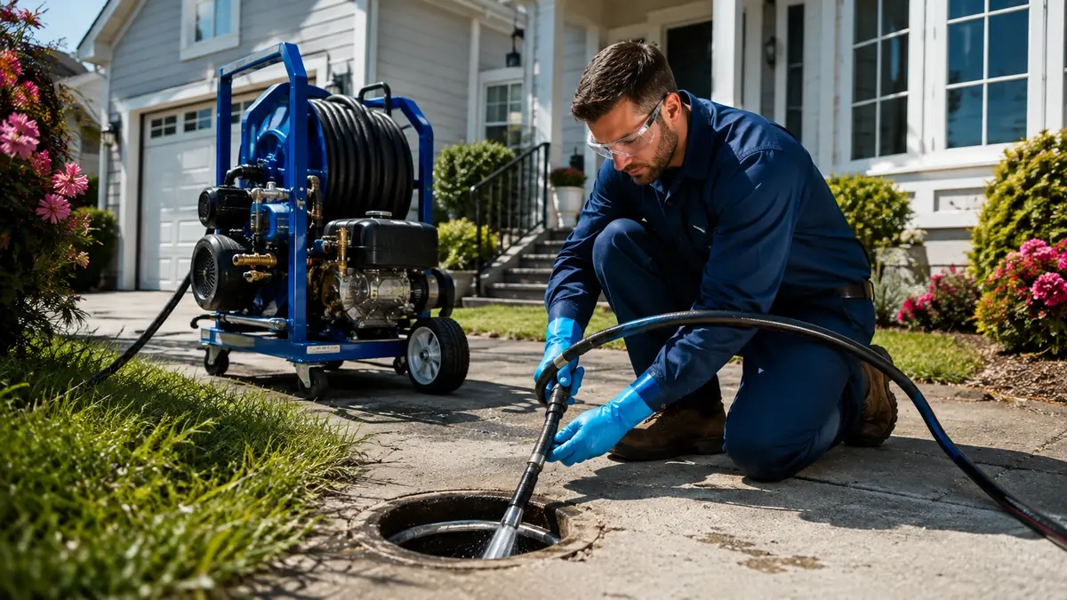 Residential Hydro Jet Drain Cleaning in Victorville